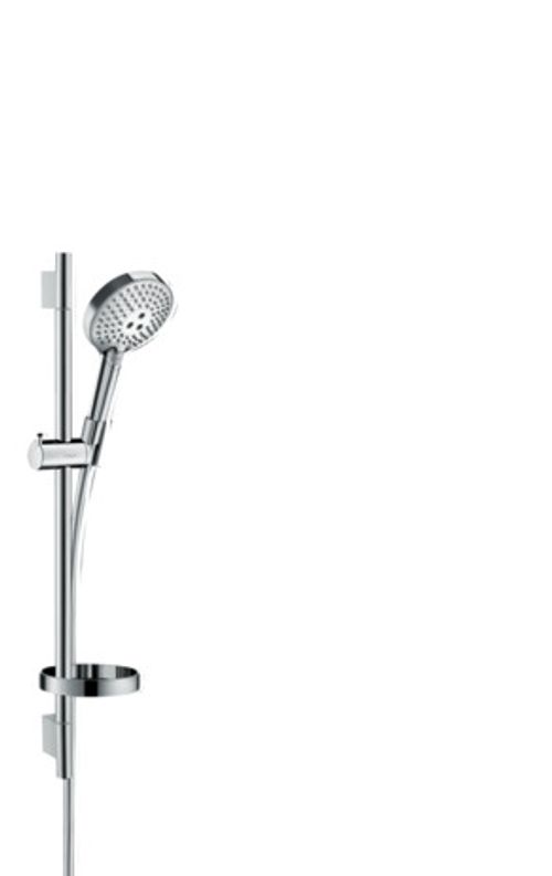 Hansgrohe-HG-Brausenset-Raindance-Select-S-120-3jet-PowderRain-UnicaS-Puro-650mm-chrom-27654000 gallery number 1